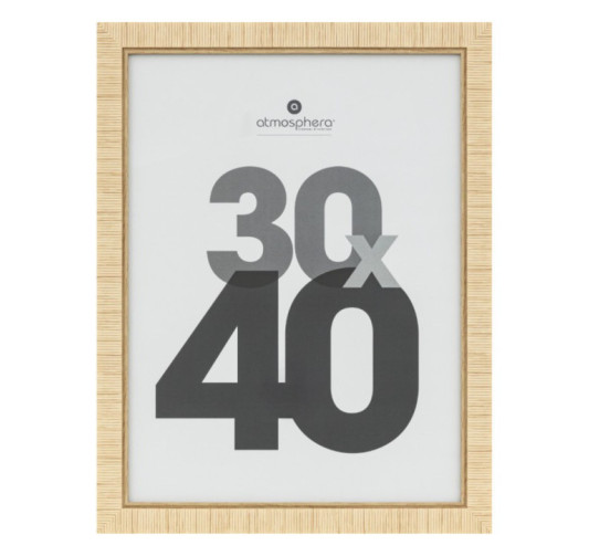 CADRE PHOTO EN BOIS BEIGE