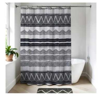 RIDEAU DOUCHE LODGE 180X200CM