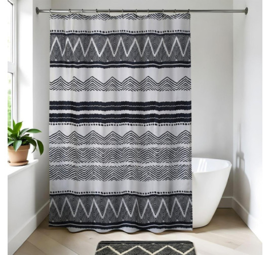 RIDEAU DOUCHE LODGE 180X200CM