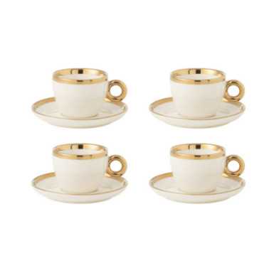 SET DE 4 TASSES EN CERAMIQUE