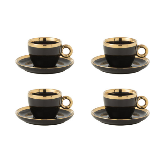 SET DE 4 TASSES EN CERAMIQUE