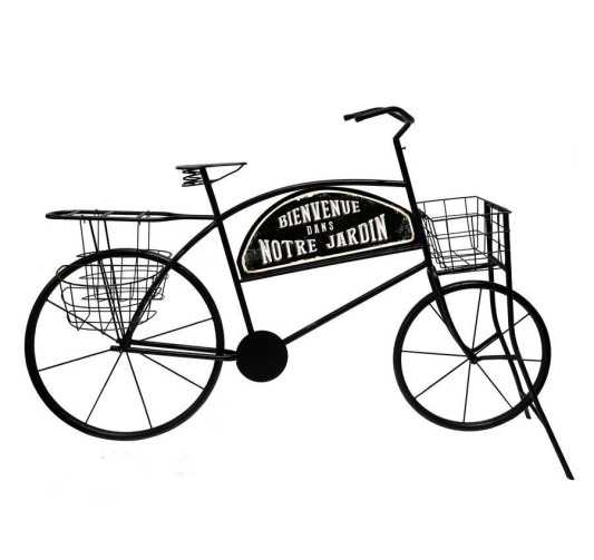 VELO PORTE PLANTES NOIR