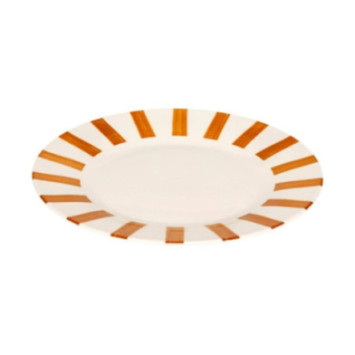 ASSIETTE PLATE CHERI JAUNE