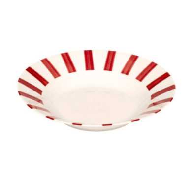 ASSIETTE CREUSE CHERI ROUGE