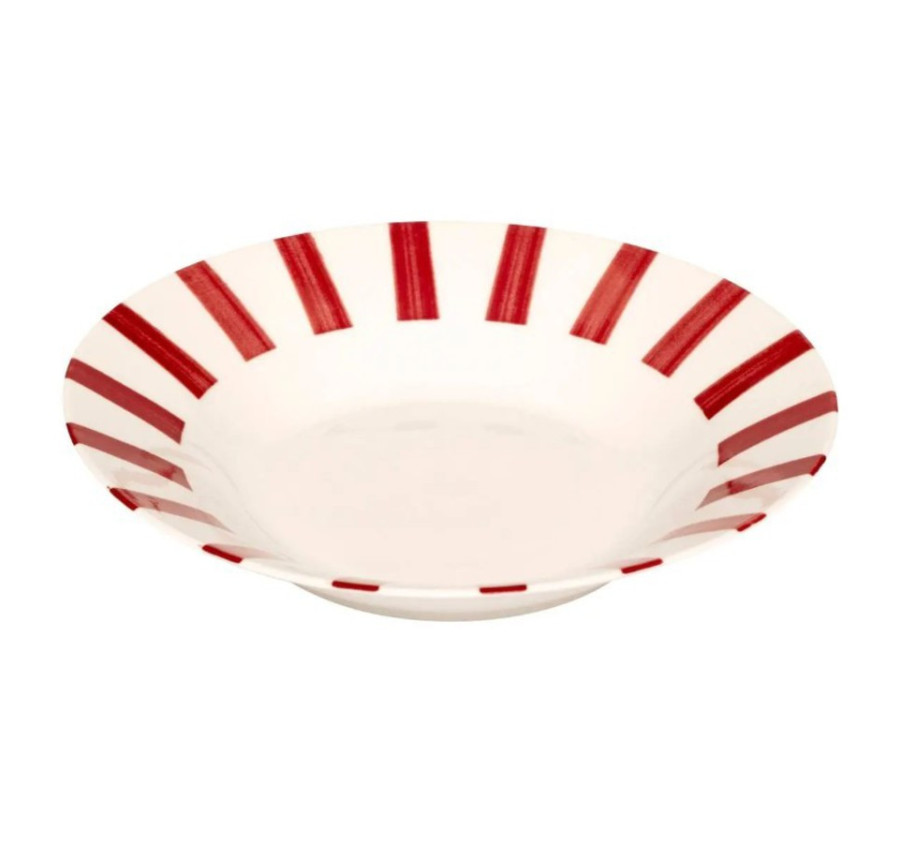 ASSIETTE CREUSE CHERI ROUGE