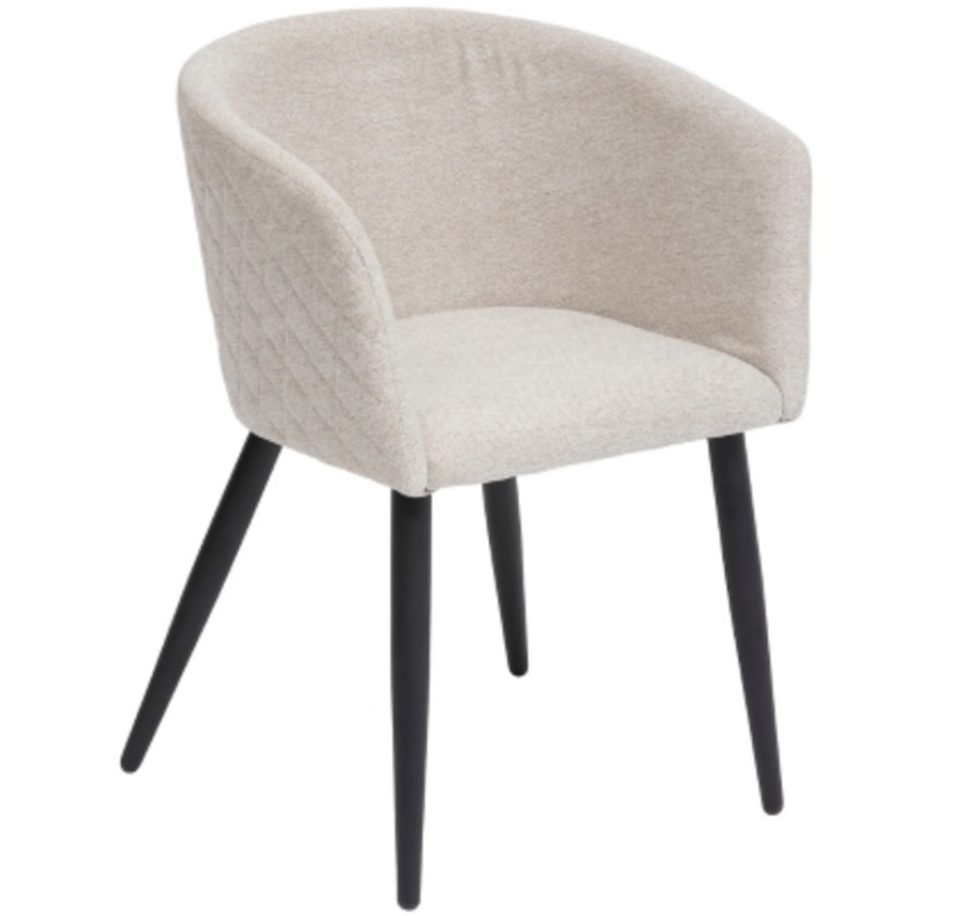 FAUTEUIL EN TISSU BEIGE