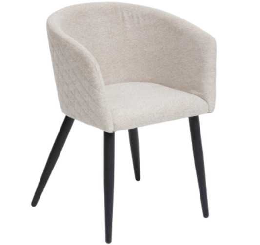 FAUTEUIL EN TISSU BEIGE