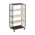 ETAGERE A ROULETTES 4 NIVEAUX