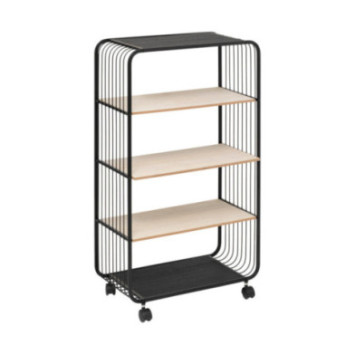 ETAGERE A ROULETTES 4 NIVEAUX