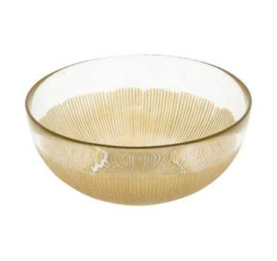 BOL CELESTE DORE EN VERRE