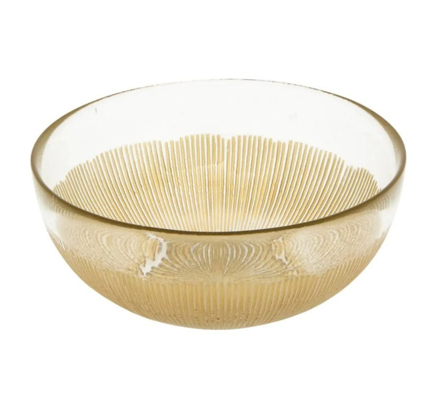 BOL CELESTE DORE EN VERRE