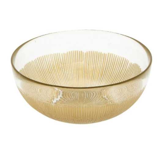 BOL CELESTE DORE EN VERRE