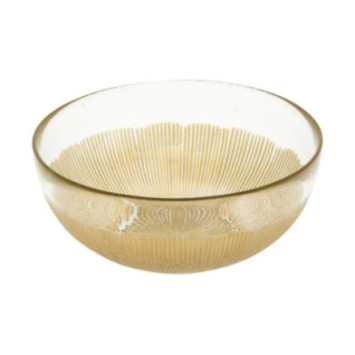 BOL CELESTE DORE EN VERRE