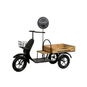 TRICYCLE PORTE PLANTES NOIR