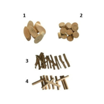 SACHET DE DECORATION EN BOIS