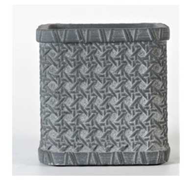 CACHE POT EN CIMENT - GRIS