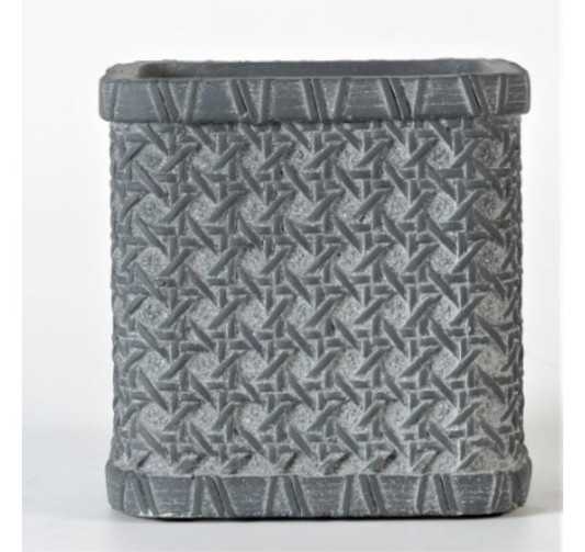 CACHE POT EN CIMENT - GRIS