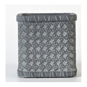 CACHE POT EN CIMENT - GRIS