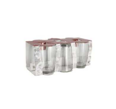 VERRE TRANSPARENT X6PIECES