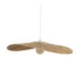 SUSPENSION EN RAPHIA BEIGE