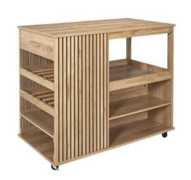 ILOT DE CUISINE A ROULETTES