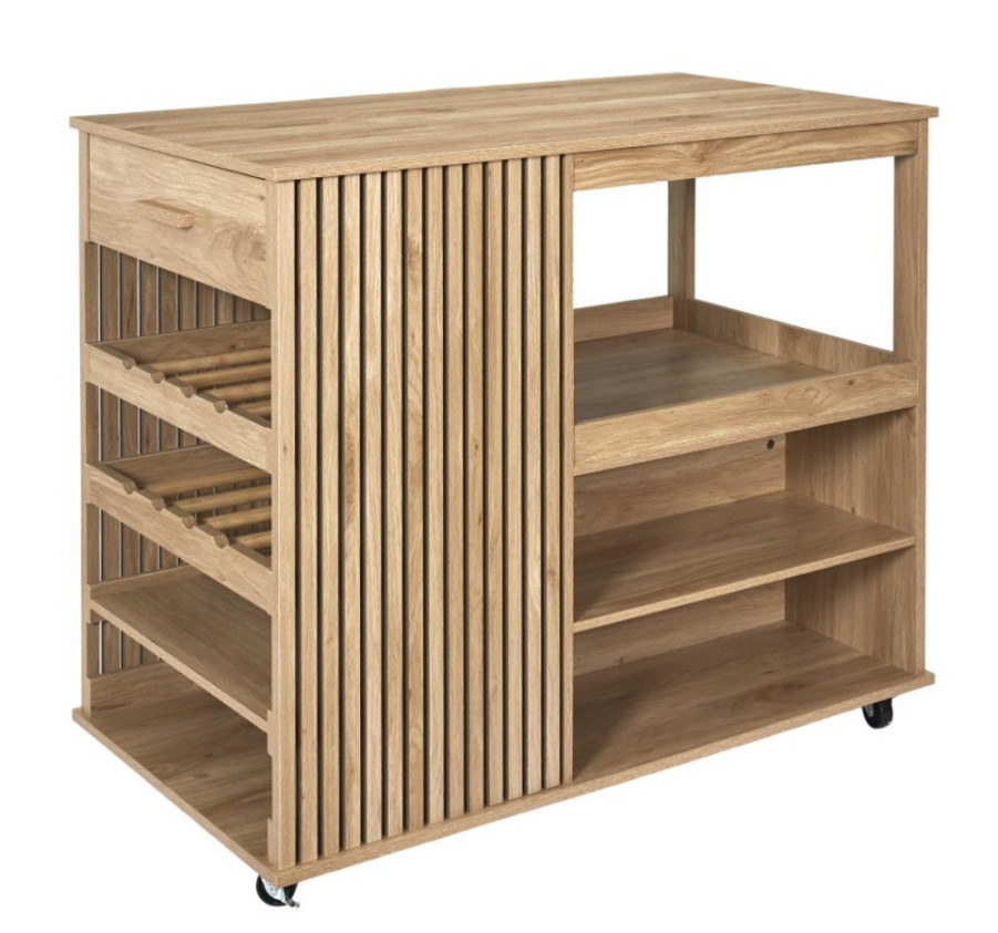 ILOT DE CUISINE A ROULETTES