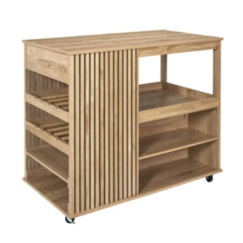 ILOT DE CUISINE A ROULETTES