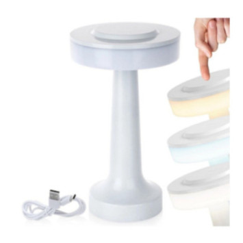 LAMPE DE TABLE BLANCHE TACTILE