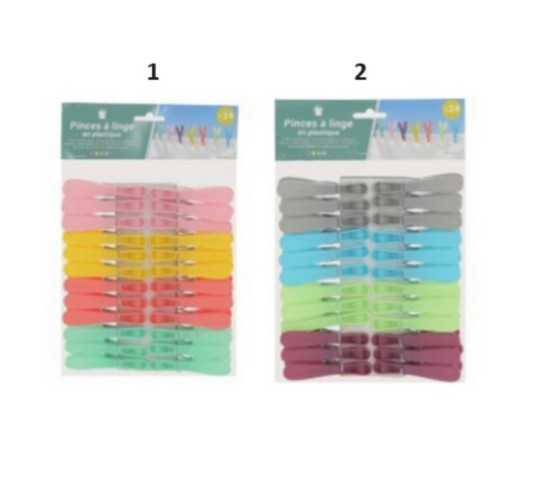 PINCES A LINGE EN PLASTIQUE