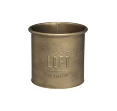 POT EN METAL LOFT COLORIS OR