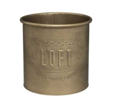 POT EN METAL LOFT COLORIS OR