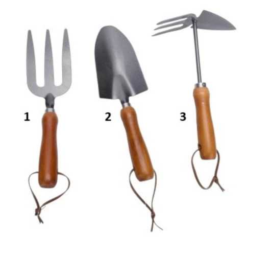 OUTIL DE JARDIN EN BOIS