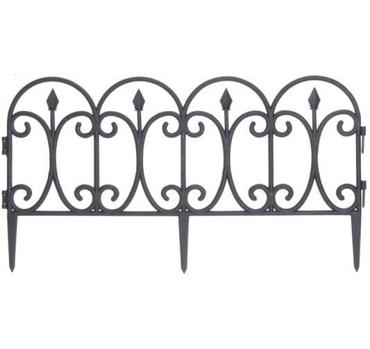 LOT DE 4 BORDURES DE JARDIN