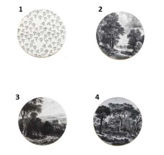 DESSOUS DE VERRE EN BOIS BLACK