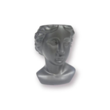 POT NOIR FORME DECOR VISAGE