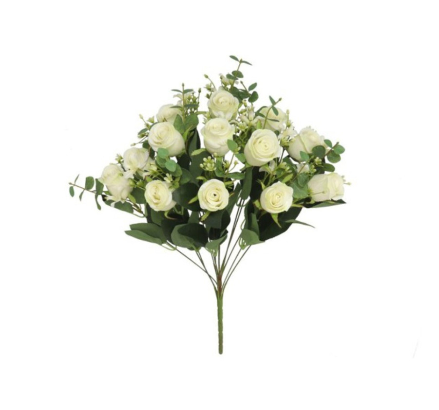 BOUQUET DE ROSES BLANCHES