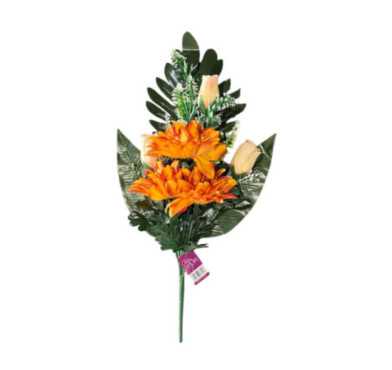 BOUQUET DE DAHLIAS ET ROSES