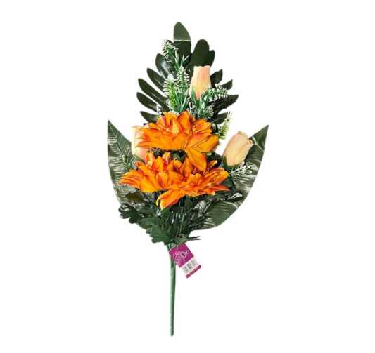 BOUQUET DE DAHLIAS ET ROSES