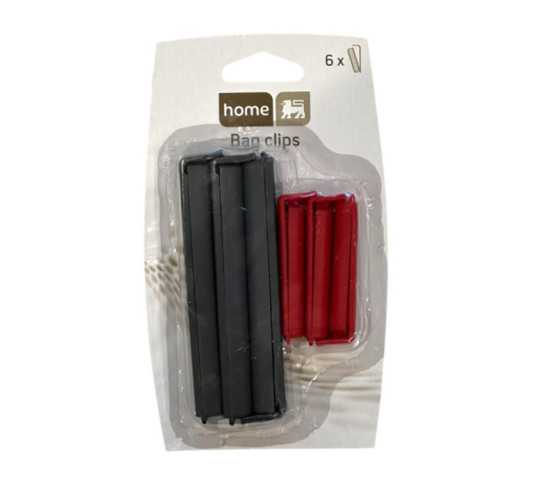 SET DE 6 PINCES POUR SACHET