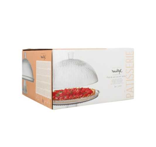 PLAT DE SERVICE EN VERRE 31CM