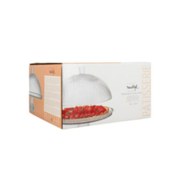 PLAT DE SERVICE EN VERRE 31CM