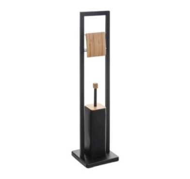 BROSSE WC AVEC DEROULEUR NOIR