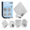 BLISTER DE 4 CROCHETS ADHESIFS