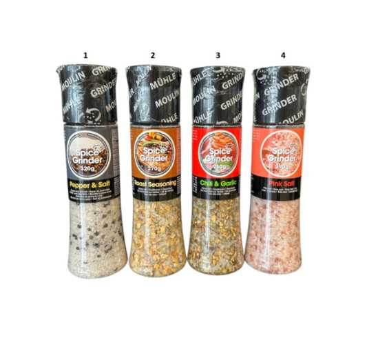 MOULIN A EPICES GARNI 270G