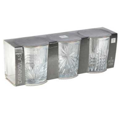 LOT DE 3 VERRES 230ML