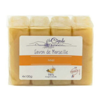 LOT DE 4 SAVONS DE MARSEILLE