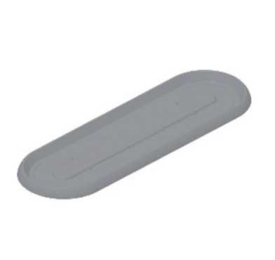 SOUCOUPE GRIS BETON OVAL
