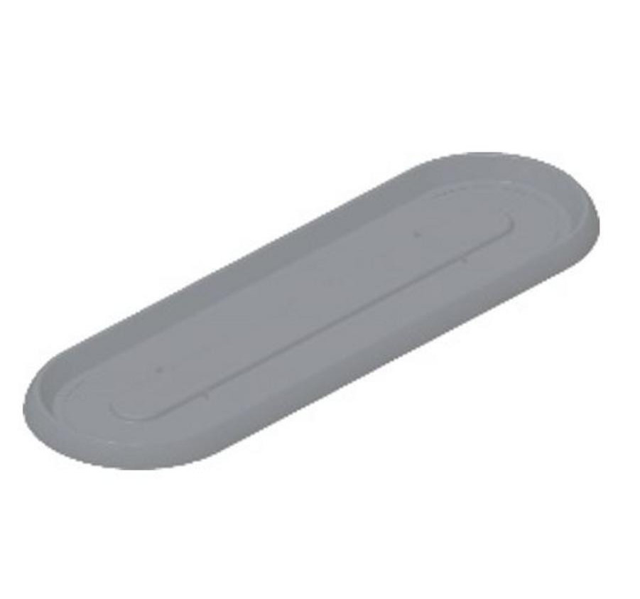 SOUCOUPE GRIS BETON OVAL