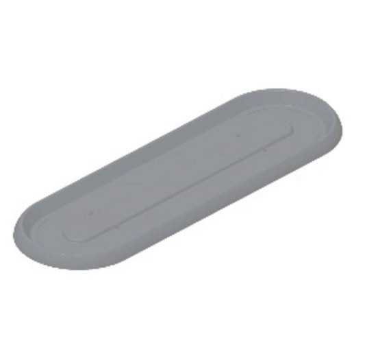 SOUCOUPE GRIS BETON OVAL