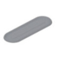 SOUCOUPE GRIS BETON OVAL